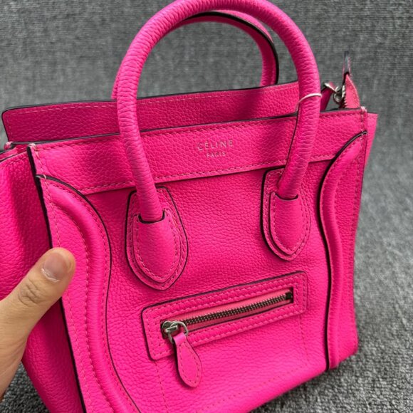 CELINE Luggage Leather Handbag 815-041025 - Picture 4 of 15